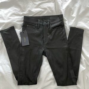 NWT Rag & Bone High Waisted Leather Pants